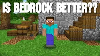 Thumbnail: Is Minecraft Bedrock ACTUALLY Better Than Java?