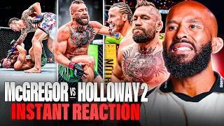 Thumbnail: "OH NO CONOR!" | McGREGOR vs HOLLOWAY 2 INSTANT REACTION!