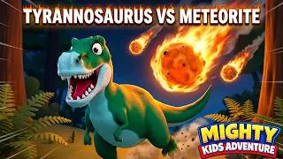 Thumbnail: Tyrannosaurus vs Meteorshower | The T-Rex Last Day on Earth | Ep - 32 | Dinosaur for Kids