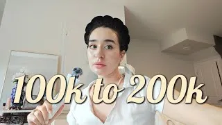 Thumbnail: how to go from 100k to 200k while you're still young lol