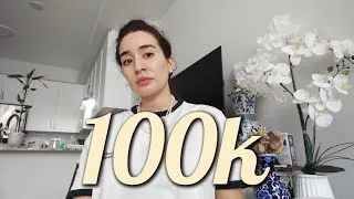 Thumbnail: "how to reach 100k, brutal advice edition"