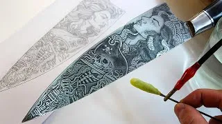 Thumbnail: Knife Tattoo — Stunning Custom Work with Crazy Detail (No Expensive Tools)