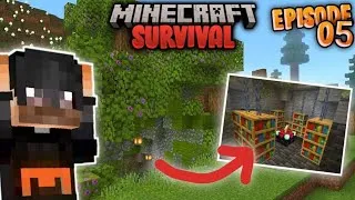 Thumbnail: Gumawa ako ng Enchanting Cave sa Minecraft Survival (EP05)