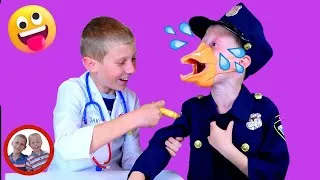 Thumbnail: Doctor set toys | Face Problem! | Mike and Jake pretend play | Doctor kit  डॉक्टर सेट | العاب دكتور