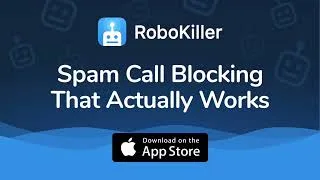Thumbnail: RoboKiller, App That Messes With Scammer Calls. You have to try it! #youtube #scammers #scamcalls 