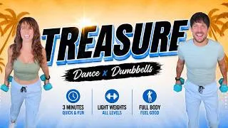 Thumbnail: Bruno Mars "Treasure" (Full Body) Dance x Dumbbells Workout
