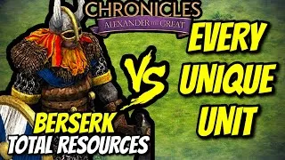 Thumbnail: ELITE BERSERK vs EVERY UNIQUE UNIT (Total Resources) | AoE II: Definitive Edition