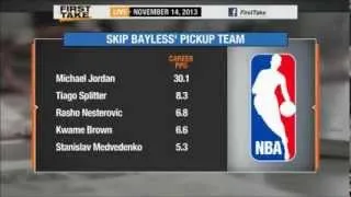 Thumbnail: Skip Bayless's Pickup Team as Read by Stephen A. Smith
