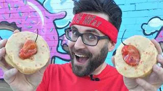 Thumbnail: Spiciest Donut Challenge VS Spicy GOAT! | Jack Up the Heat #food #foodchallenge #shorts #trend