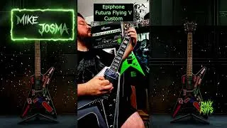 Thumbnail: Epiphone Futura Flying V Custom (Gibson) Thrash Metal Guitar Riffs