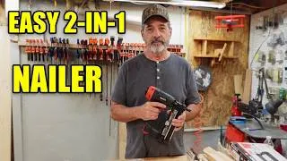 Thumbnail: Harbor Freight  BANKS 18 Gauge, 2-in-1 Nailer - Great for Beginners