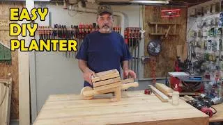Thumbnail: Fence Picket Planter Wooden Wheelbarrow - Make Woodworking Fun
