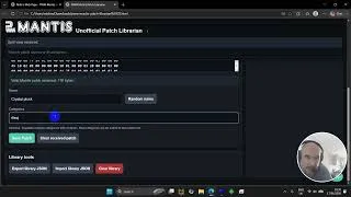 Thumbnail: Free browser based patch librarian for PWM Mantis