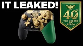 Thumbnail: The Zelda Controller Just LEAKED! It's Beautiful!