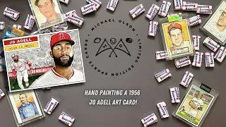 Thumbnail: Hand-Painted Jo Adell Art Card