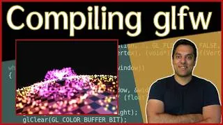 Thumbnail: glfw setup from source a simple triangle (glfw3) [Episode 1 of 2]