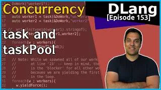 Thumbnail: task and taskPool - Example of executing tasks in an array- Part 6 of N [Dlang Episode 153]