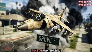 Thumbnail: GTA 5 - Grove Street Liberation From Military Occupation + Ten Star Escape