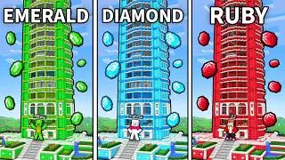 Thumbnail: Mikey vs JJ vs Friends ORE SKYSCRAPER Minecraft Battle (Maizen)