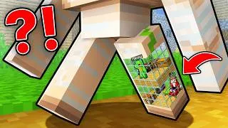 Thumbnail: JJ & Mikey Built a Flat inside Golem’s Leg - Maizen (Minecraft)