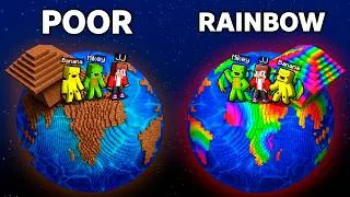 Thumbnail: JJ and Mikey and Friends : From POOR to OP PLANET BATTLE In Minecraft - Maizen