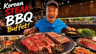 Thumbnail: Las Vegas's GREATEST Korean COMFORT FOOD FEAST & All You Can Eat STEAK BBQ!