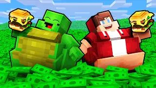 Thumbnail: Mikey and JJ FAT = MONEY in Minecraft - Maizen