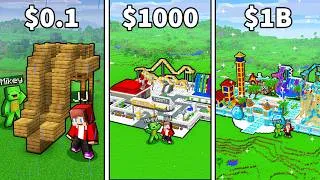 Thumbnail: Mikey and JJ: From POOR to RICH Amusement Park Challenge in Minecraft (Maizen)