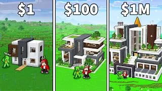 Thumbnail: Mikey & JJ from POOR to RICH Modern House Minecraft Challenge - Maizen