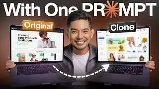 Thumbnail: How to Clone a Website with 1 Prompt Using Claude (Tutorial)