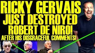 Thumbnail: Ricky Gervais JUST DESTROYED Robert De Niro After INSANE Comments BACKFIRED! This Is Hilarious