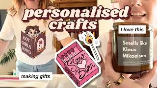 Thumbnail: Making Personalised Gifts - Cricut Stickers, Custom Vampire Diaries Candle + DTG Tshirt Printing