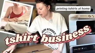 Thumbnail: Starting a Tshirt Business - choosing wholesale blanks, DTG Printing at home / NO DROP SHIPPING - UK