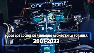 Thumbnail: Todos los COCHES de FERNANDO ALONSO en la Formula 1 - 2001-2023