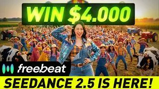 Thumbnail: How To Make A Music Video Using AI on Freebeat.AI | Win $4,000 with Your AI Dance Video!