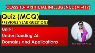 Thumbnail: AI MCQ Unit-1 | Class 9 and 10