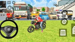 Thumbnail: 😍❤️ Franklin parked his vehicles in his home playground ☺️ indian theft auto simulator 🎮 game 