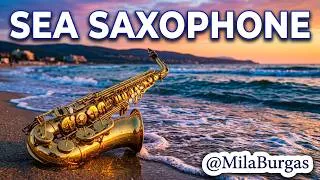 Thumbnail: Romantic  SAXOPHONE 🎷SEA 🌊 SEAGULLS 𝐅𝐎𝐑 𝐑𝐄𝐋𝐀𝐗 🌀 Sunny Beach Bulgaria #MobyLife