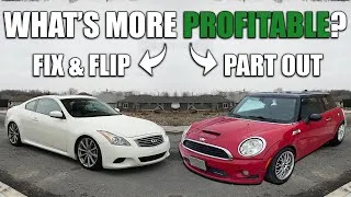 Thumbnail: WHAT'S MORE PROFITABLE? // Fixing vs. Flipping Cars?