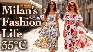 Thumbnail: Shopping Season in Milan: Popular Fashion Trends Viral Summer Looks Milan Street Style July 2026