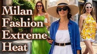 Thumbnail: Milan in Extreme Heat: The Outfits That Still Look Effortless | Milan Street Style July 2026