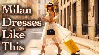 Thumbnail: Milan Street Fashion Hits Different 🔥 The Most Viral Summer Looks of 2026 From Italy