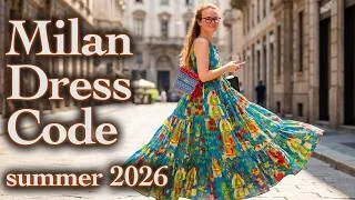 Thumbnail: What People Are Wearing in Milan: June 2026 Street Style & Most Beautiful Summer Looks. Fashion VLOG