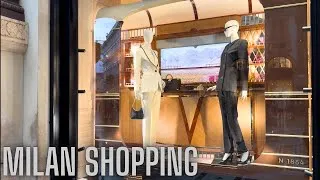 Thumbnail: Milano Windows 🇮🇹 | Luxury Shopping in Milan 2026 🛍️✨ | Iconic Designer Brands & Fashion