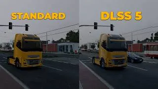 Thumbnail: ETS2 + DLSS 5 MOD - Before & After Graphics Comparison