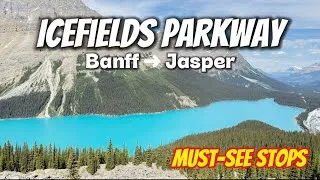 Thumbnail: Icefields Parkway: Canada's Most Scenic Road Trip | Banff to Jasper & Best Stops #canadatravel 