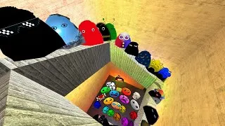 Thumbnail: ANGRY MUNCI FAMILY AND SELENE DELGADO FAMILY, LOBOTOMY DASH FAMILY NEXTBOTS CHASE ME IN MAZE GMOD!