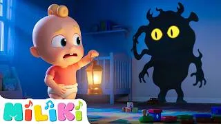 Thumbnail: Let's Look Close! 🌙 Brave in the Dark | Miliki Family - Kids Songs & Nursery Rhymes