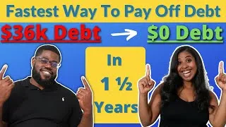 Thumbnail: Fastest Way To Pay Off Debt 2022 | How We Paid Off $36k Student Loans in 1.5 Years