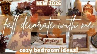 Thumbnail: NEW Fall Bedroom Clean and Decorate With Me! 2026 Fall Decorating! DIY Cozy Fall Home Decor